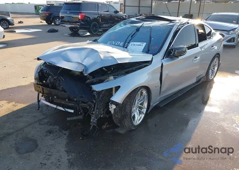 2018 Infiniti Q50 3.0T Sport z USA, uszkodzony, nr VIN JN1EV7AR8JM444379